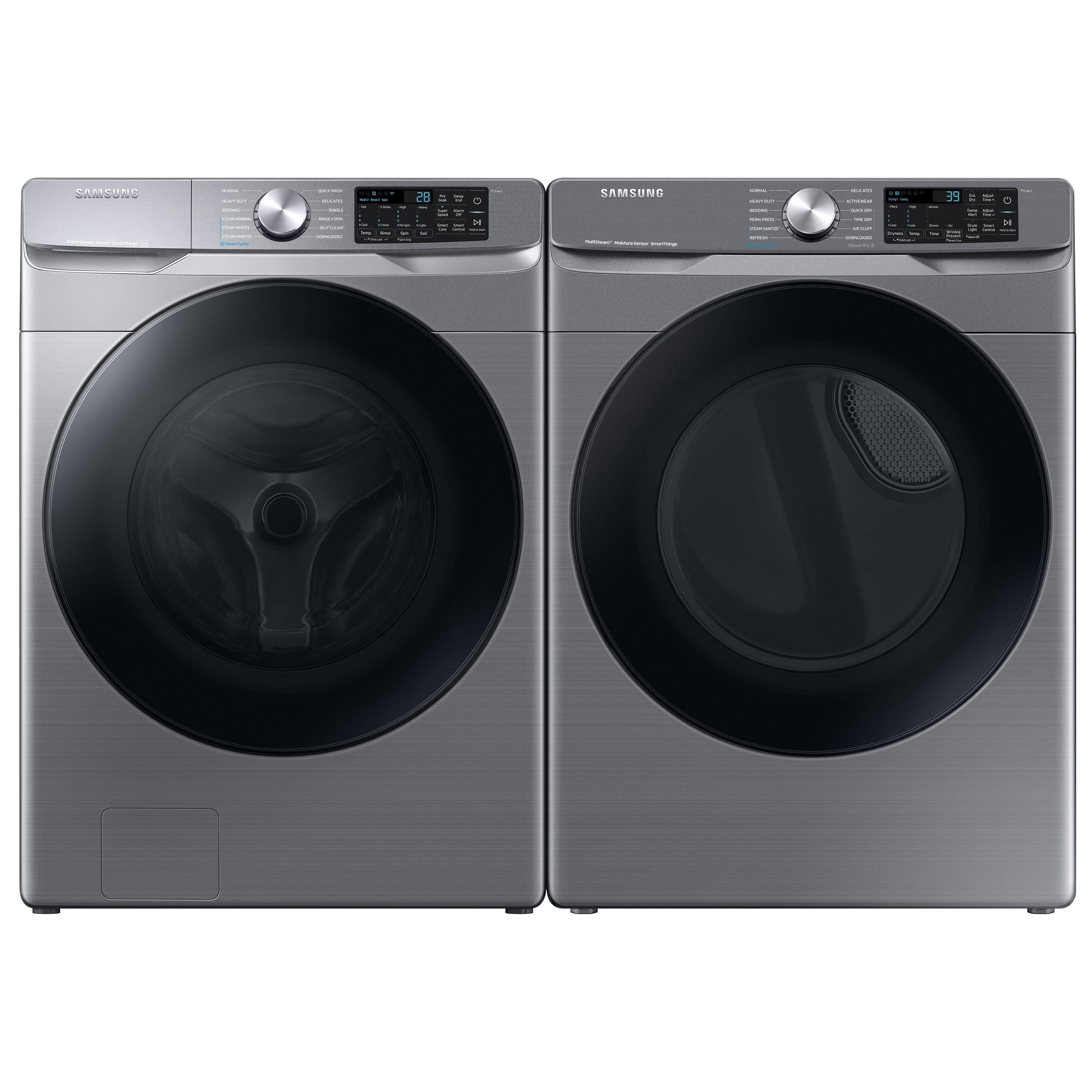 Rent to Own Samsung Appliances 4.5 cu. ft. Steam Front Load Washer & 7.